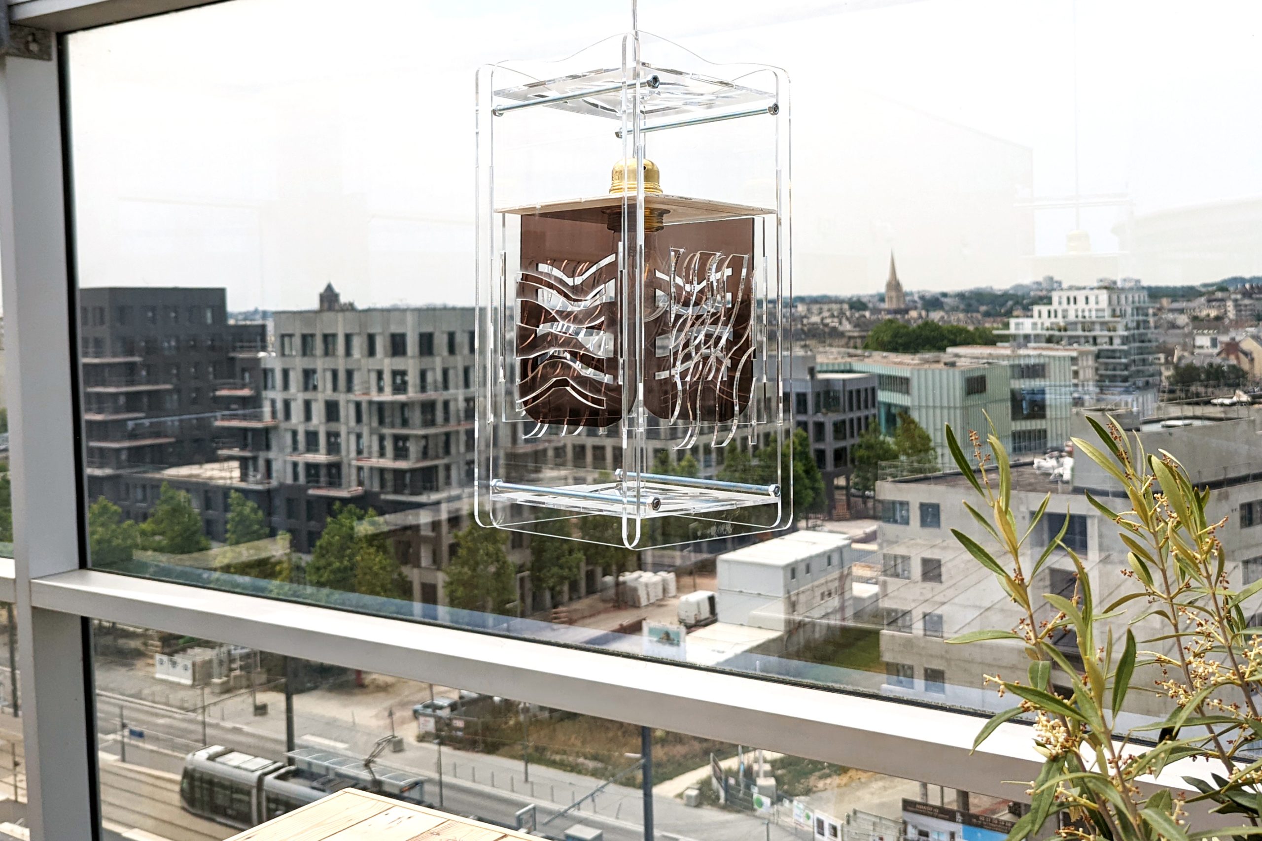 SPI38.19.17 Suspension, plafonnier et lustre moderne en plexiglass